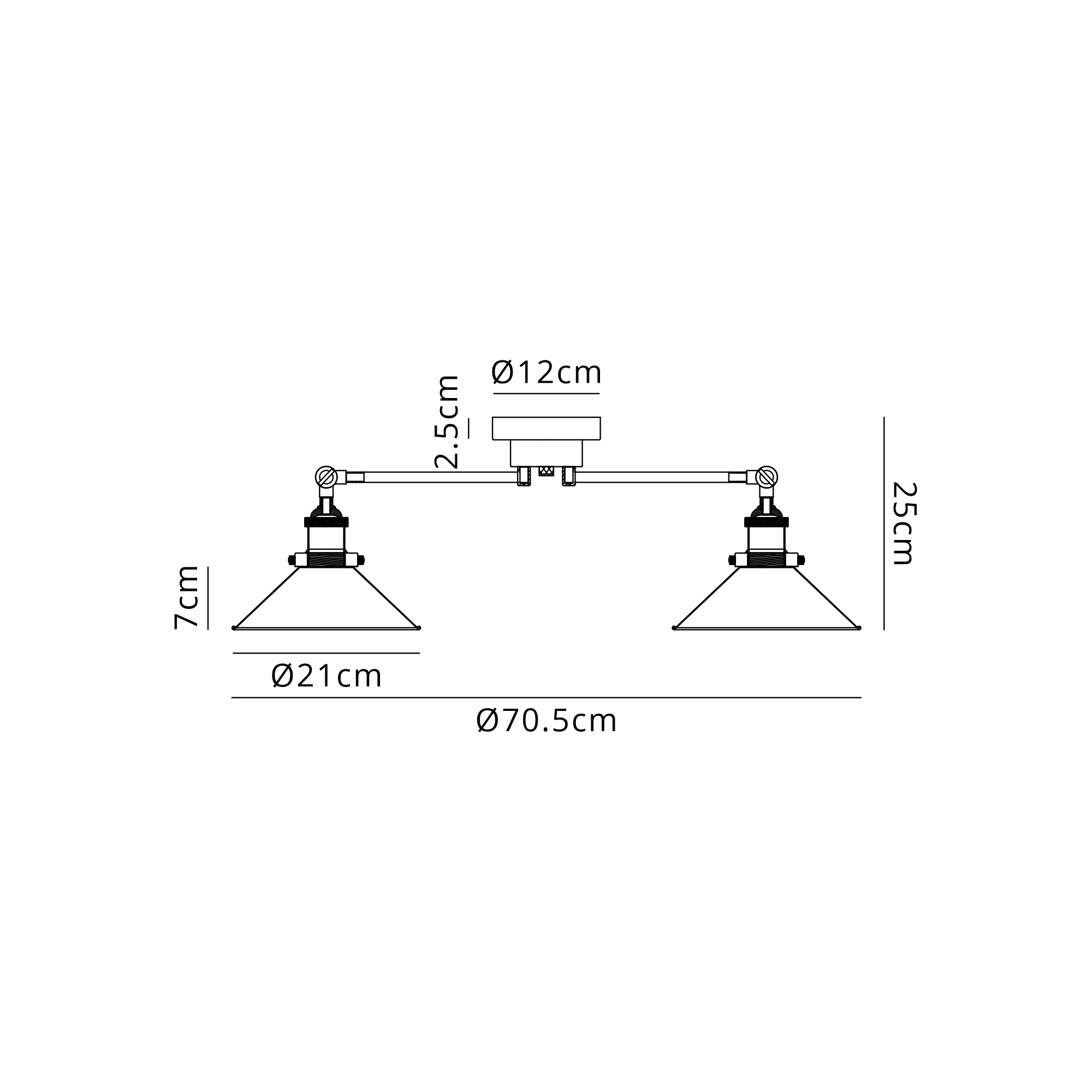 Damien-Satin Nickel Ceiling Lights Deco Semi Flush Fittings